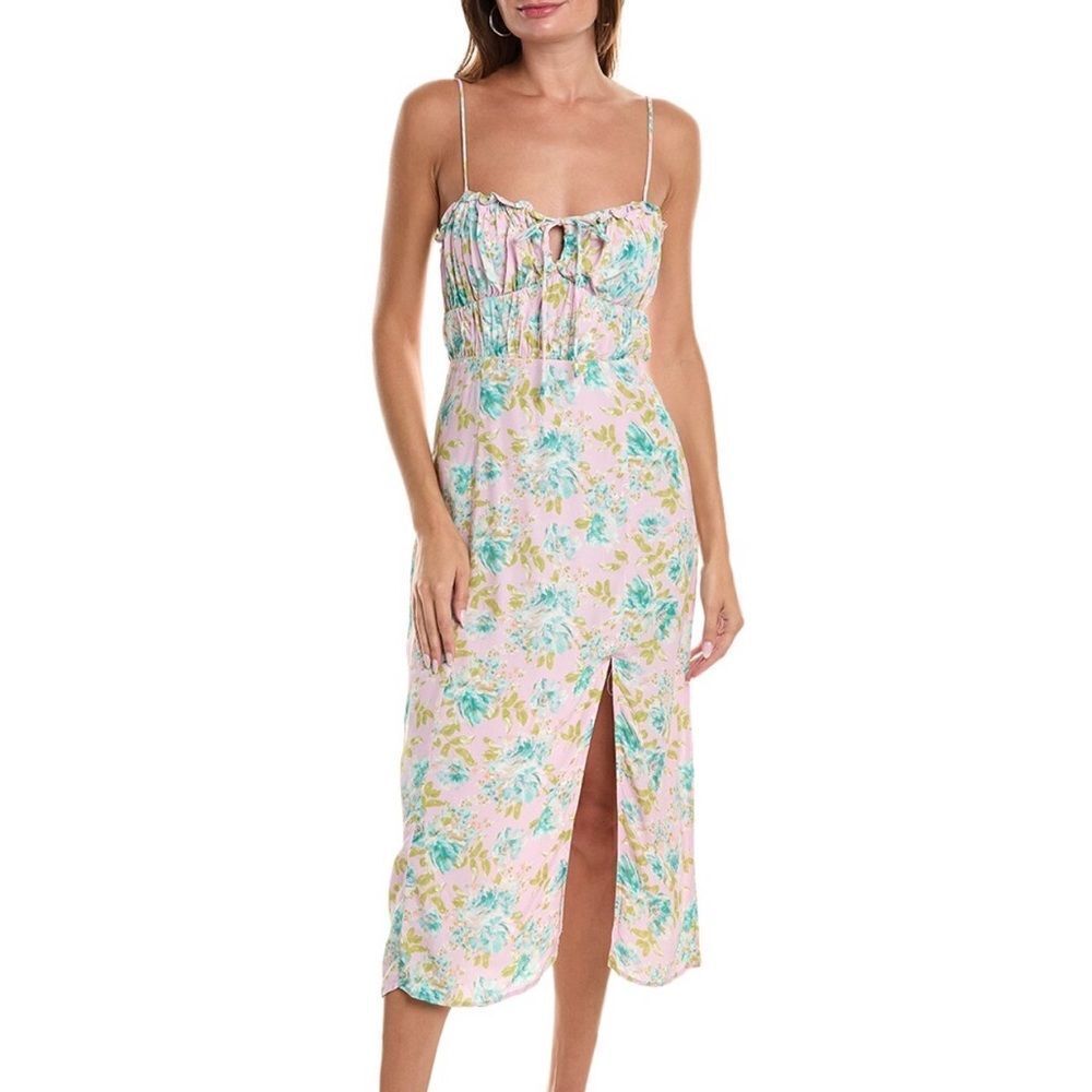 ASTR the Label Floral Midi Dress